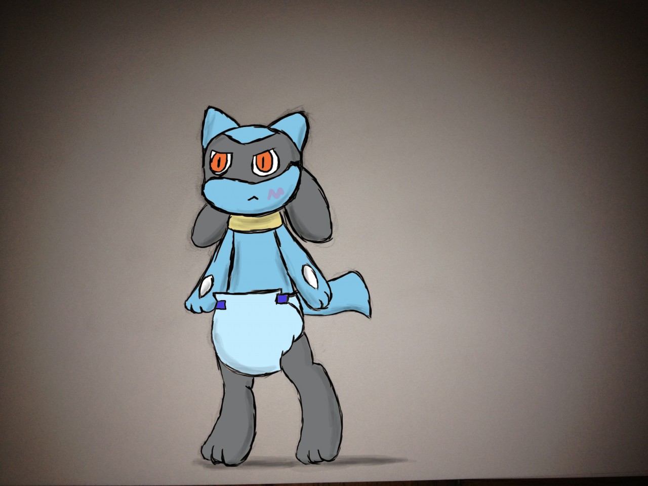 Diapered Riolu By Mewzy148 Fur Affinity [dot] Net