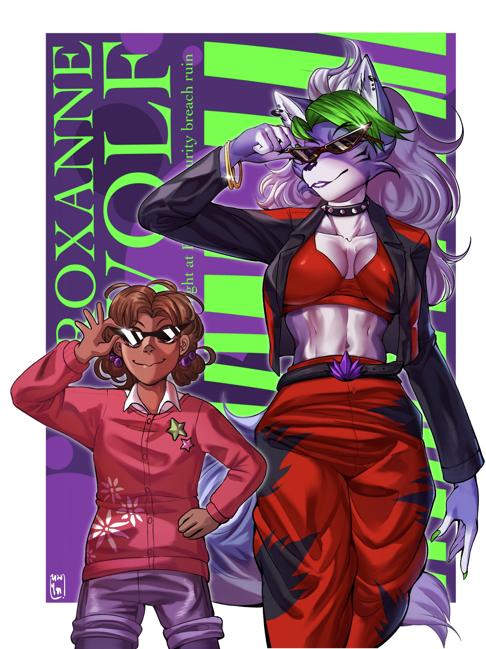 Cassie & Roxanne Wolf by Mhathai47 -- Fur Affinity [dot] net