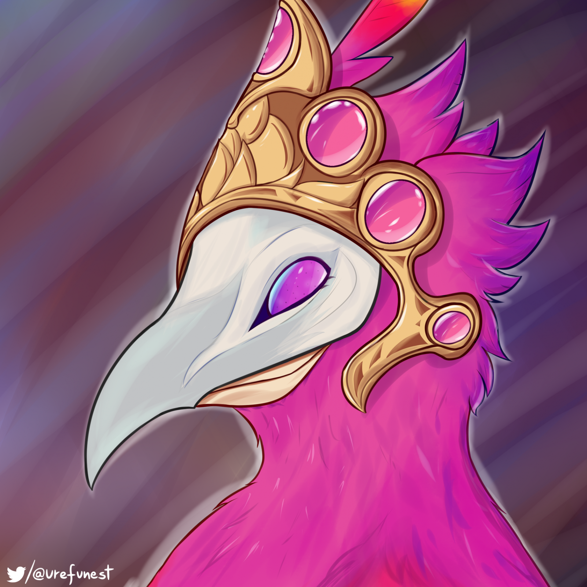 Festival queen Anivia head commission ?? by MiauGames21 -- Fur Affinity  [dot] net