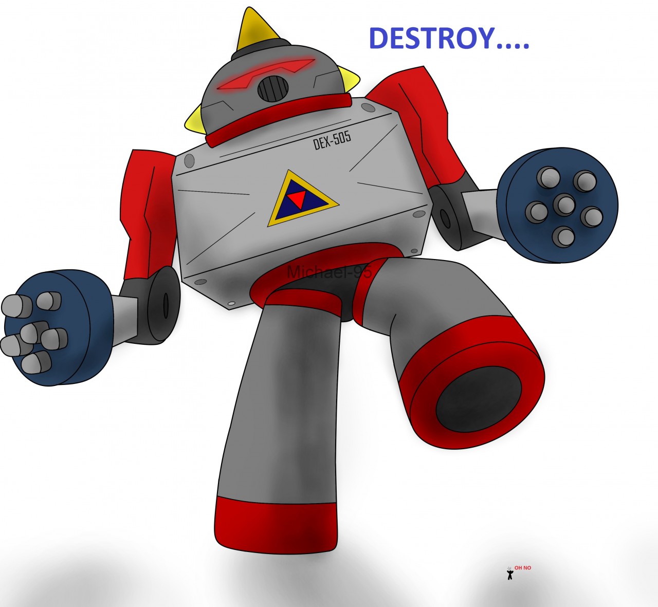 Giant Robotboy on Moon by Michael95 -- Fur Affinity [dot] net