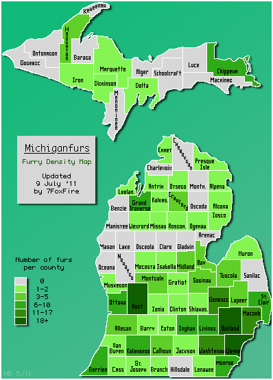 Michigan Furry Density 2.0 by michiganfurs -- Fur Affinity [dot] net