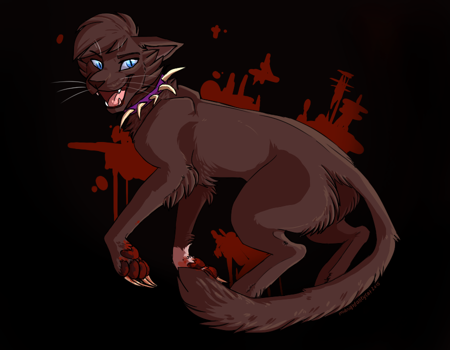 DEVILS Print Aesthetic Cats Illustration Warriorcats 