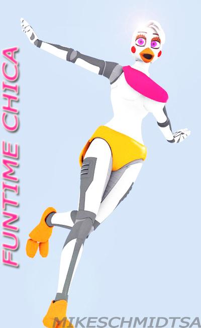 Funtime Chica by YazzyChanArts -- Fur Affinity [dot] net