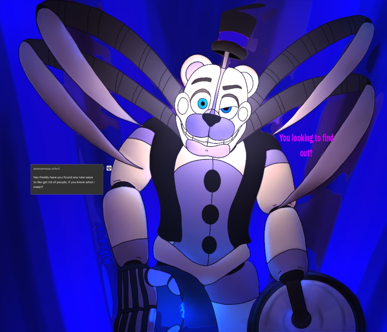 Yandere Funtime Freddy ask 4 by Mikey12games -- Fur Affinity [dot] net