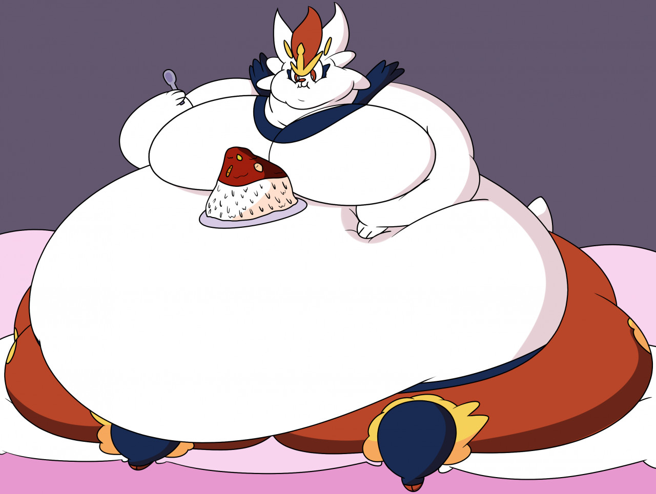 Curry filled Cinderace by Milk-Knight -- Fur Affinity [dot] net