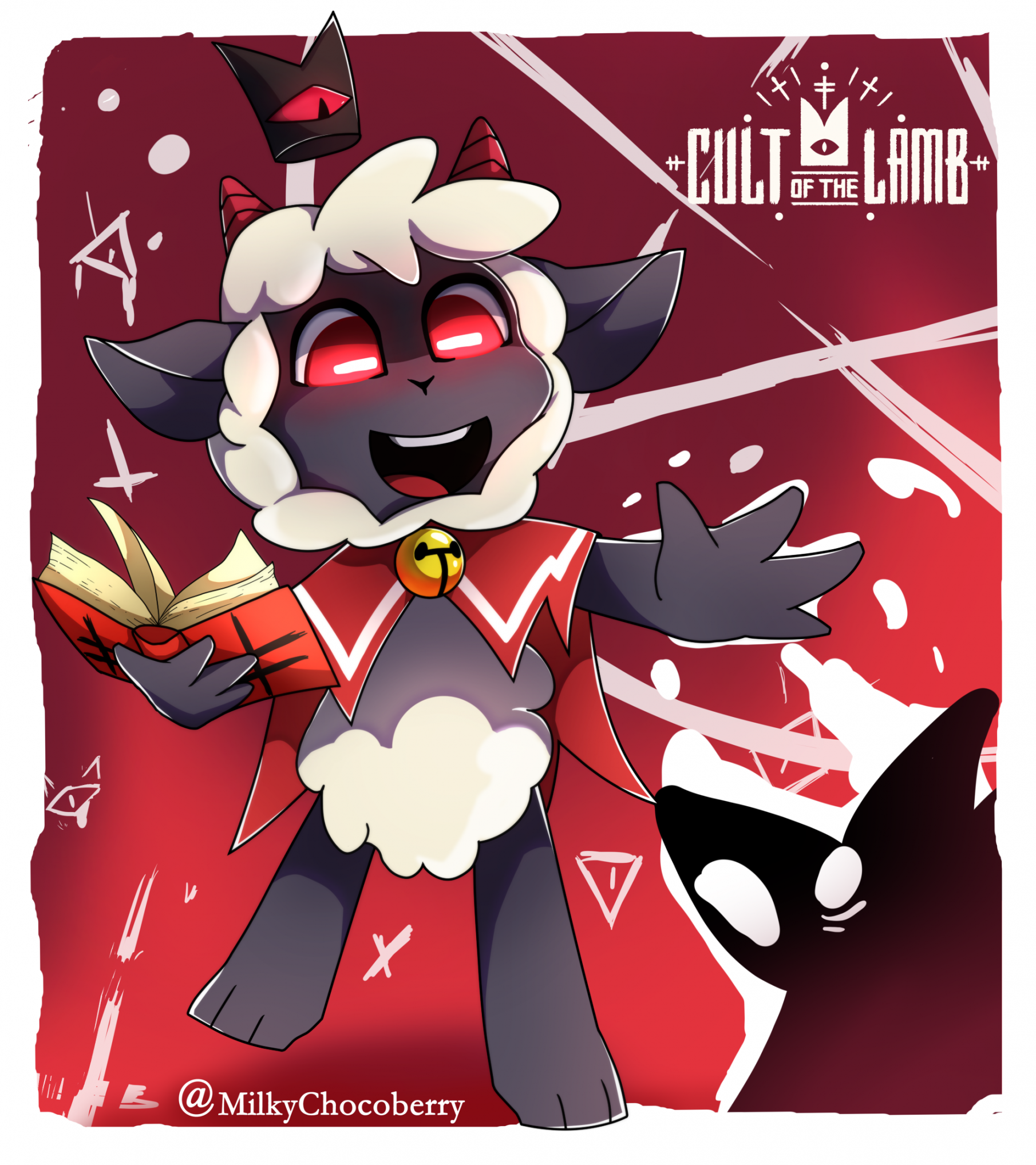 Cult of the Lamb Lamb Sticker Sale! by WastedTimeEE -- Fur Affinity [dot]  net