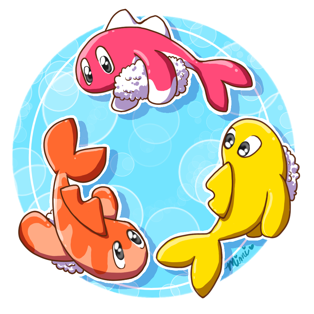 OC] Pokemon Fishmonger Illustration inspired by Tsukiji Fish