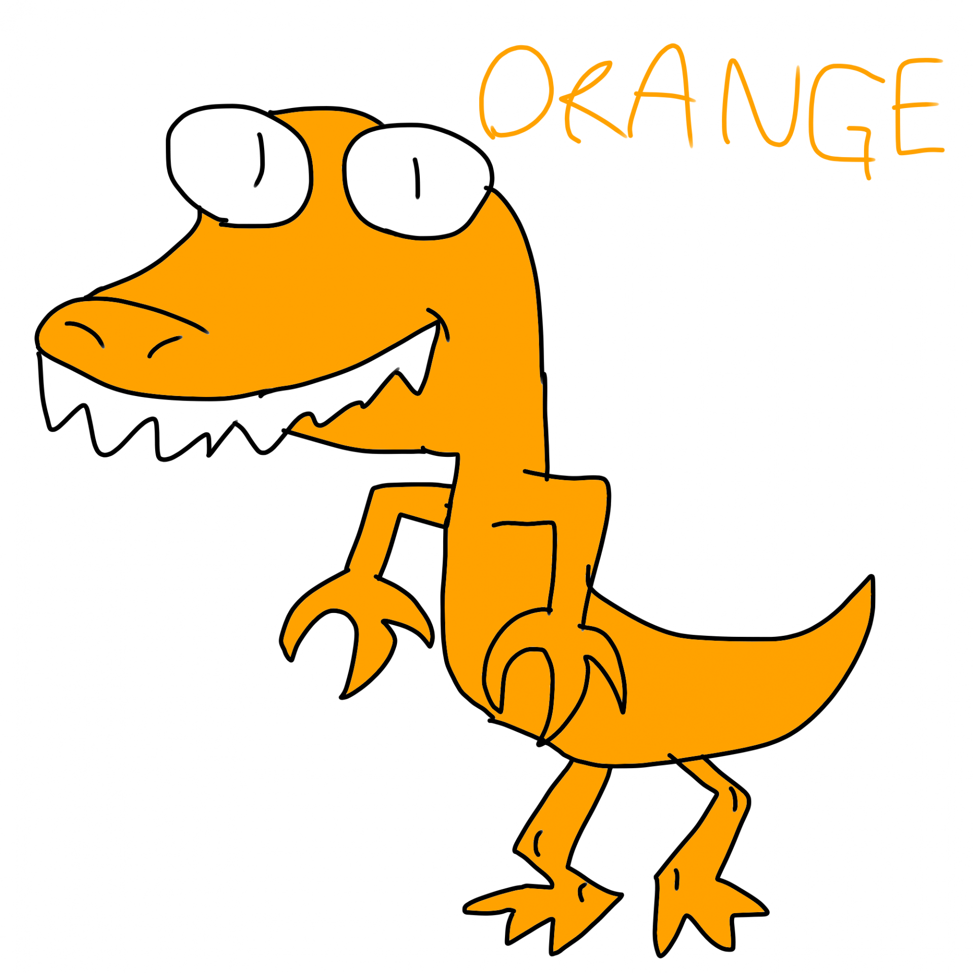 Orange Fanart Rainbow friends in 2023