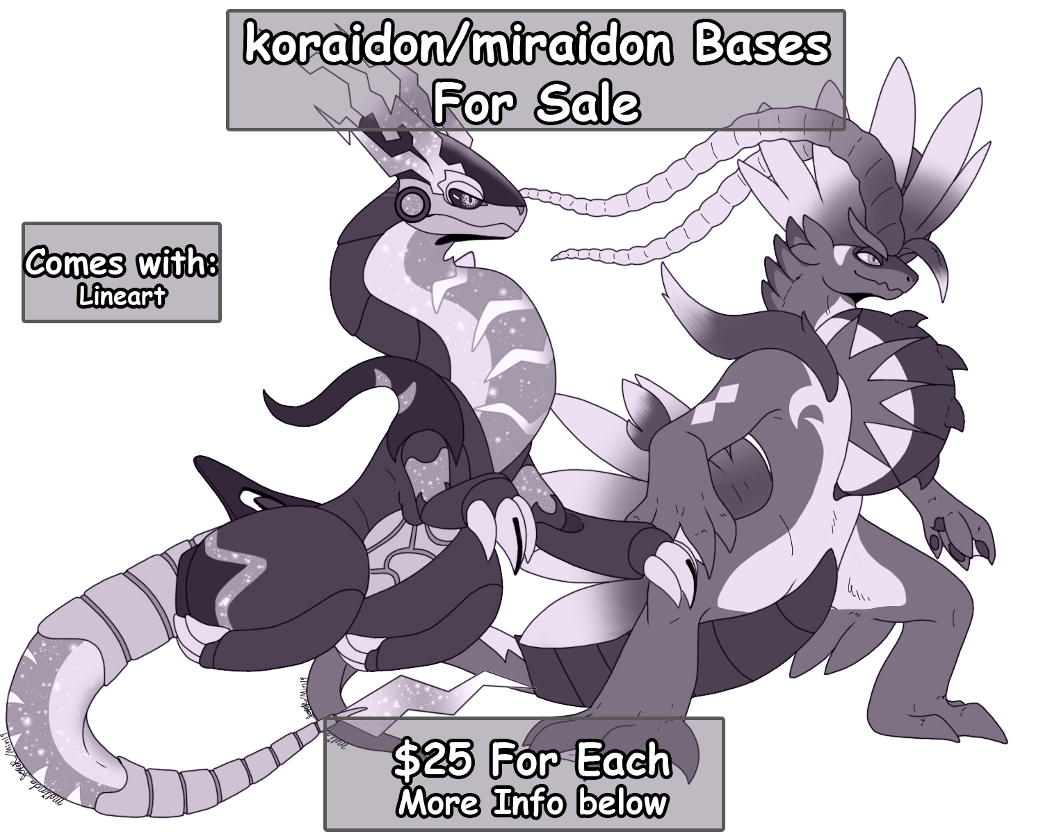 Miraidon and Koraidon by Blaiddyddd -- Fur Affinity [dot] net