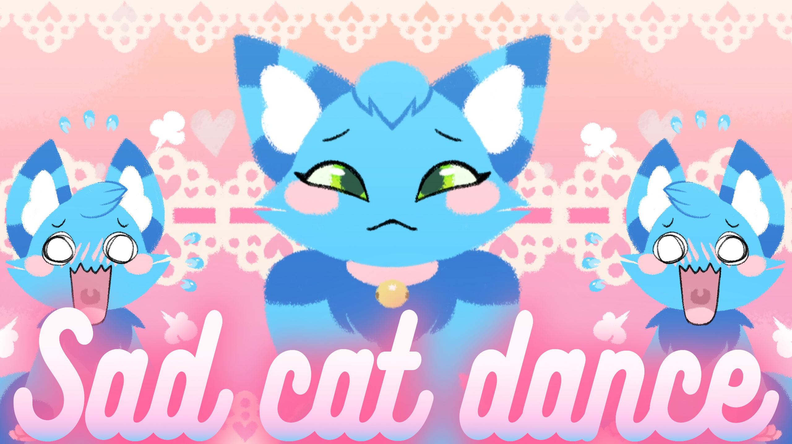 Sad Cat Dance YCH by Mituni -- Fur Affinity [dot] net