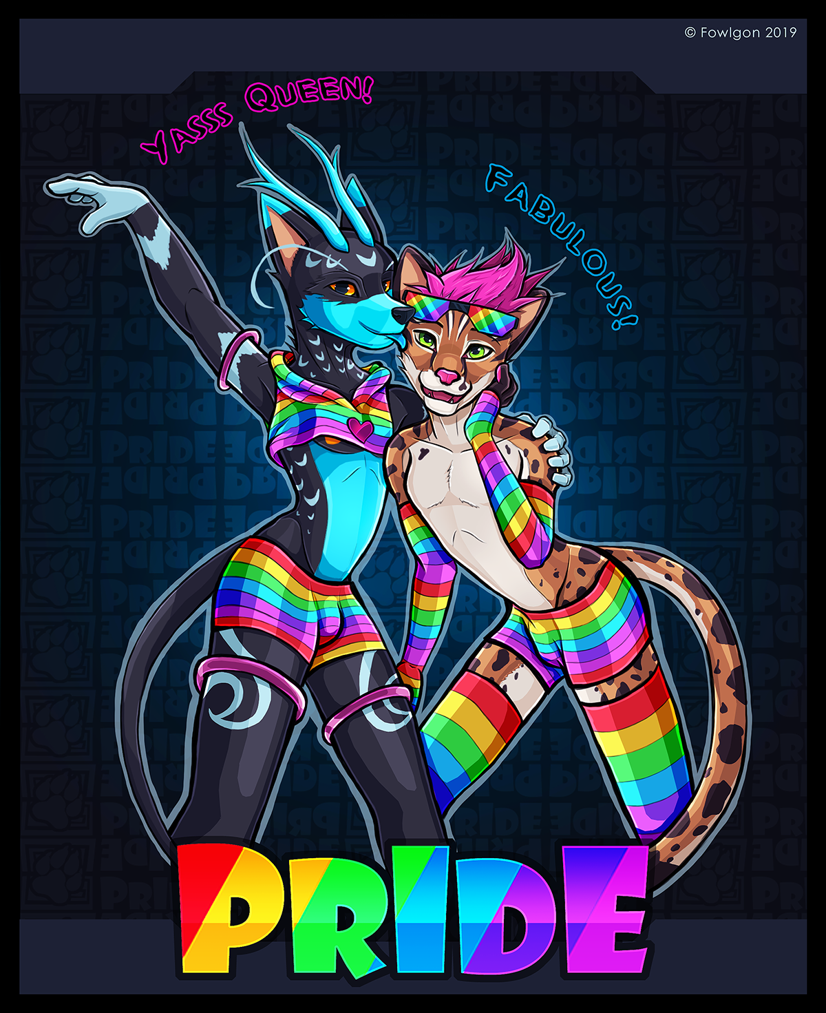 Adorable Pride Month Art! by Minigun22 -- Fur Affinity [dot] net