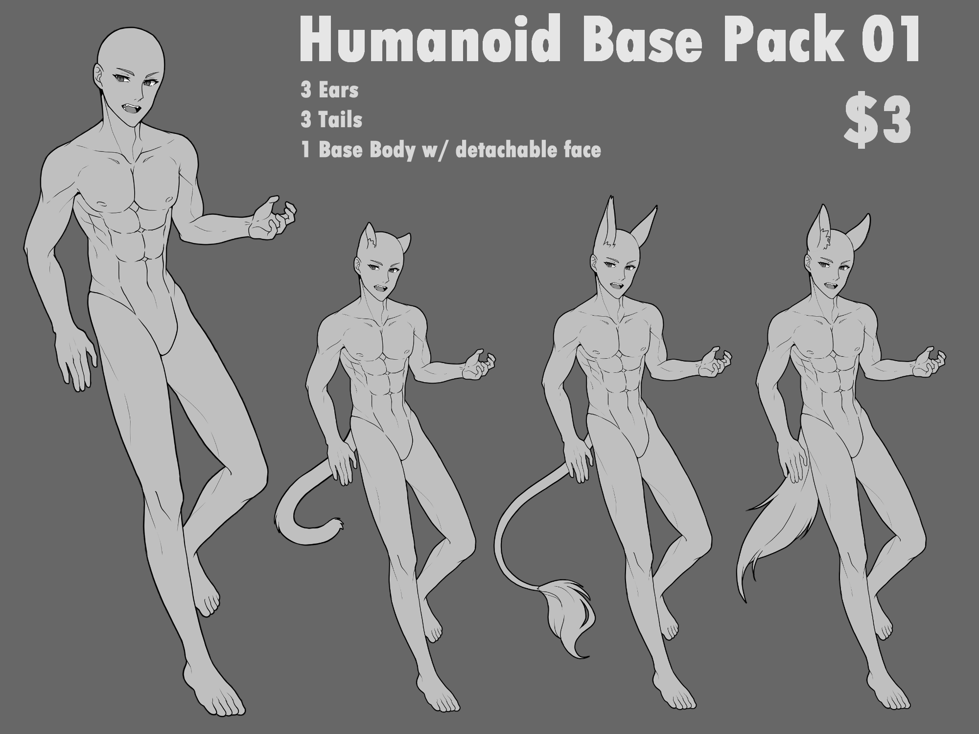 humanoid chibi base by fledgie -- Fur Affinity [dot] net