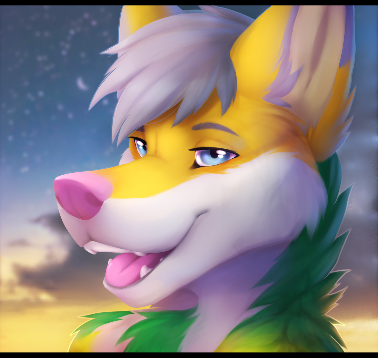 rainbow smile|Icon for Gay-wolf-29 by MiraOff -- Fur Affinity [dot] net