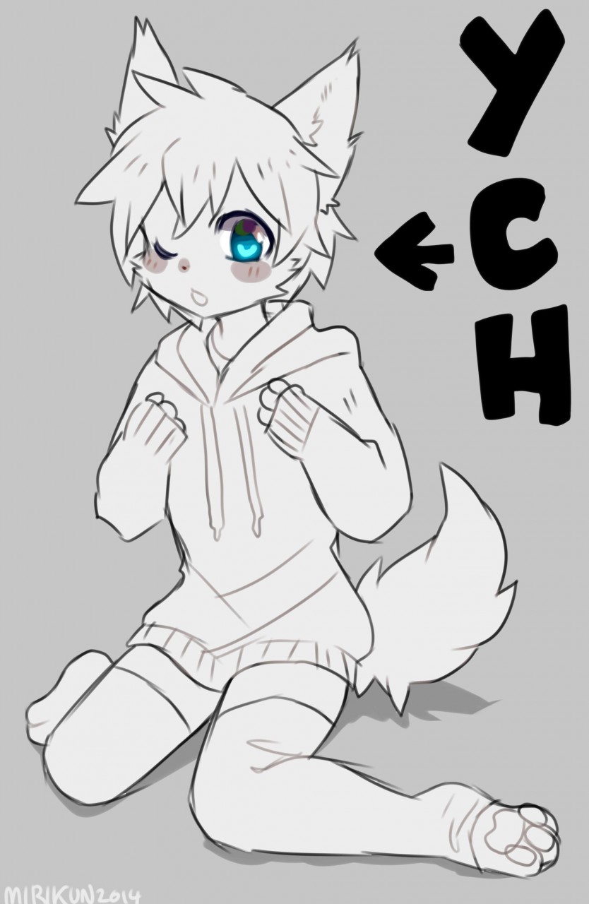 YCH/Prepose Auction - Hoodie n Thigh Highs again!! by Miri -- Fur Affinity  [dot] net