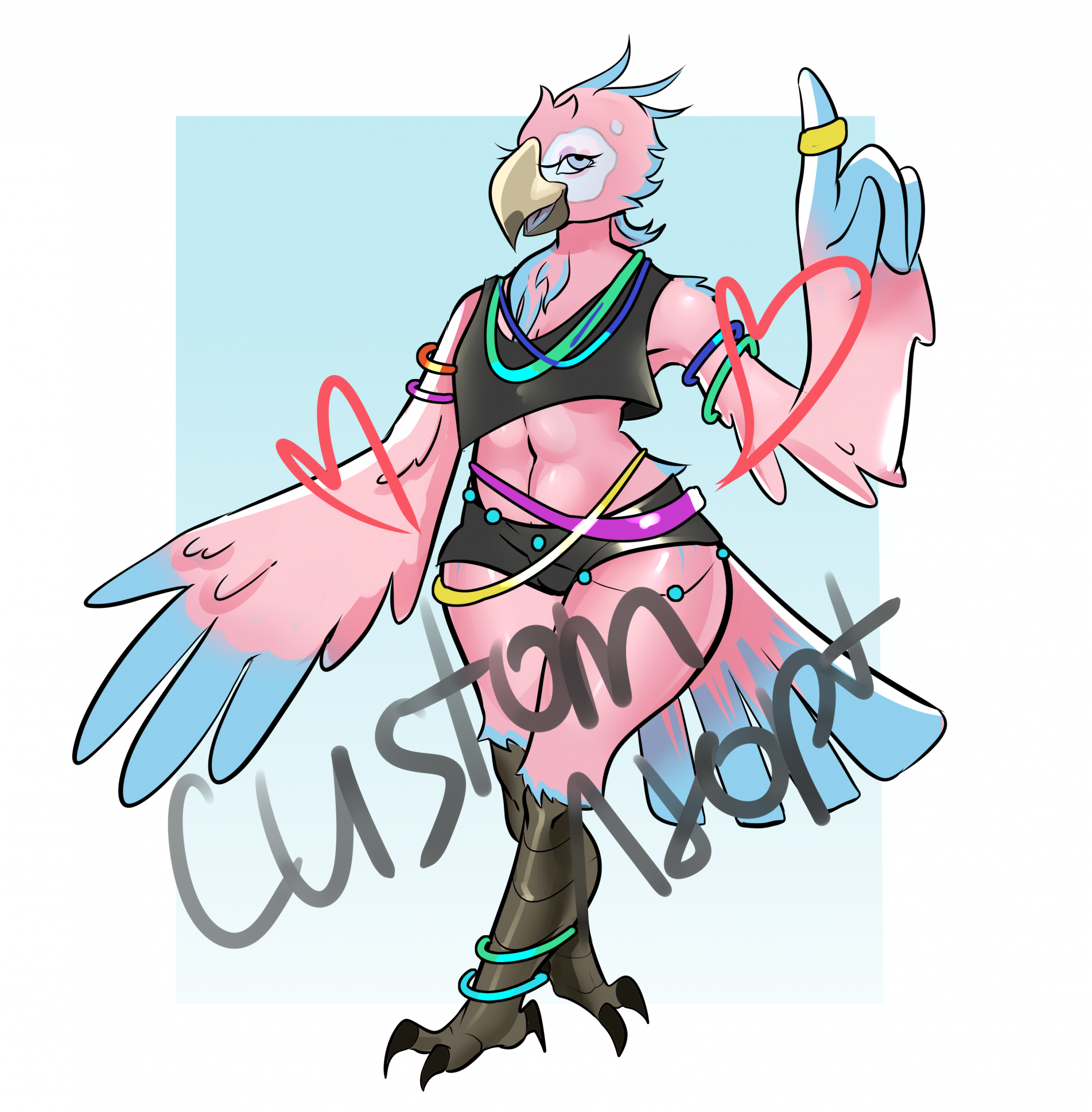 Custom Adopt Macaw Parrot