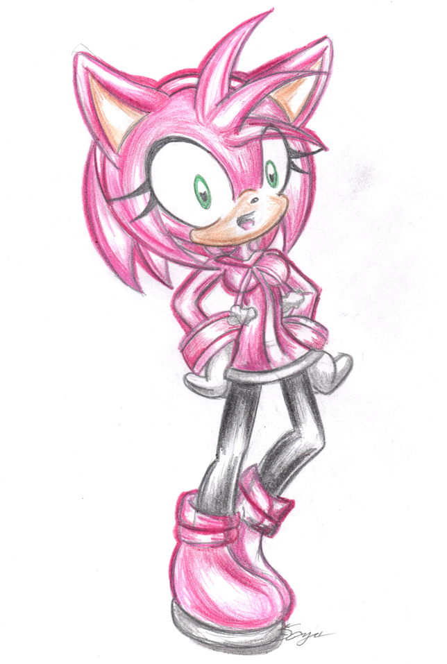 Amy Rose: winter olympics: by Misaki -- Fur Affinity [dot] net