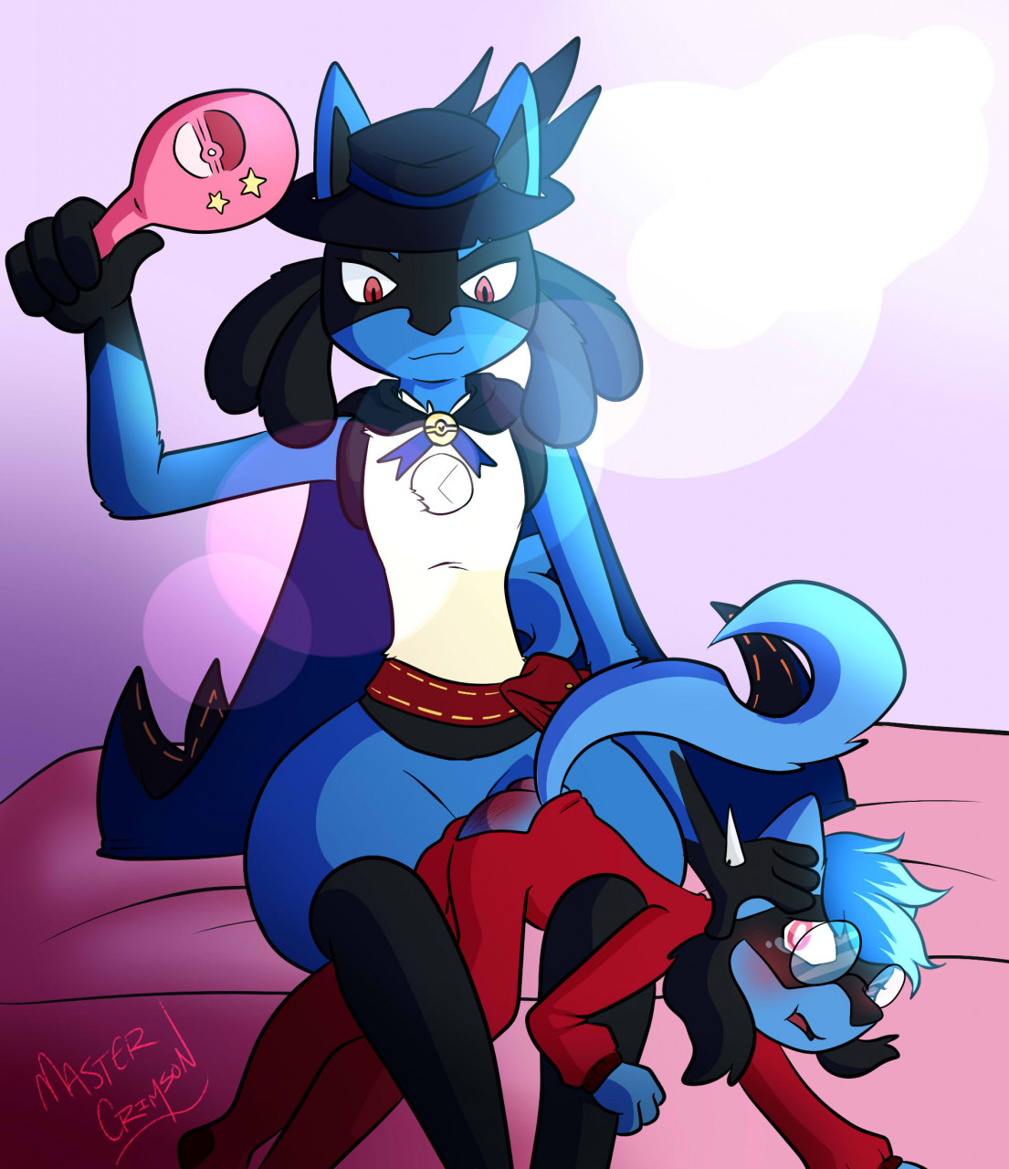 Lucario takes down Iron Fist with ONE PUNNNNNNCH!!!! - Pokemon