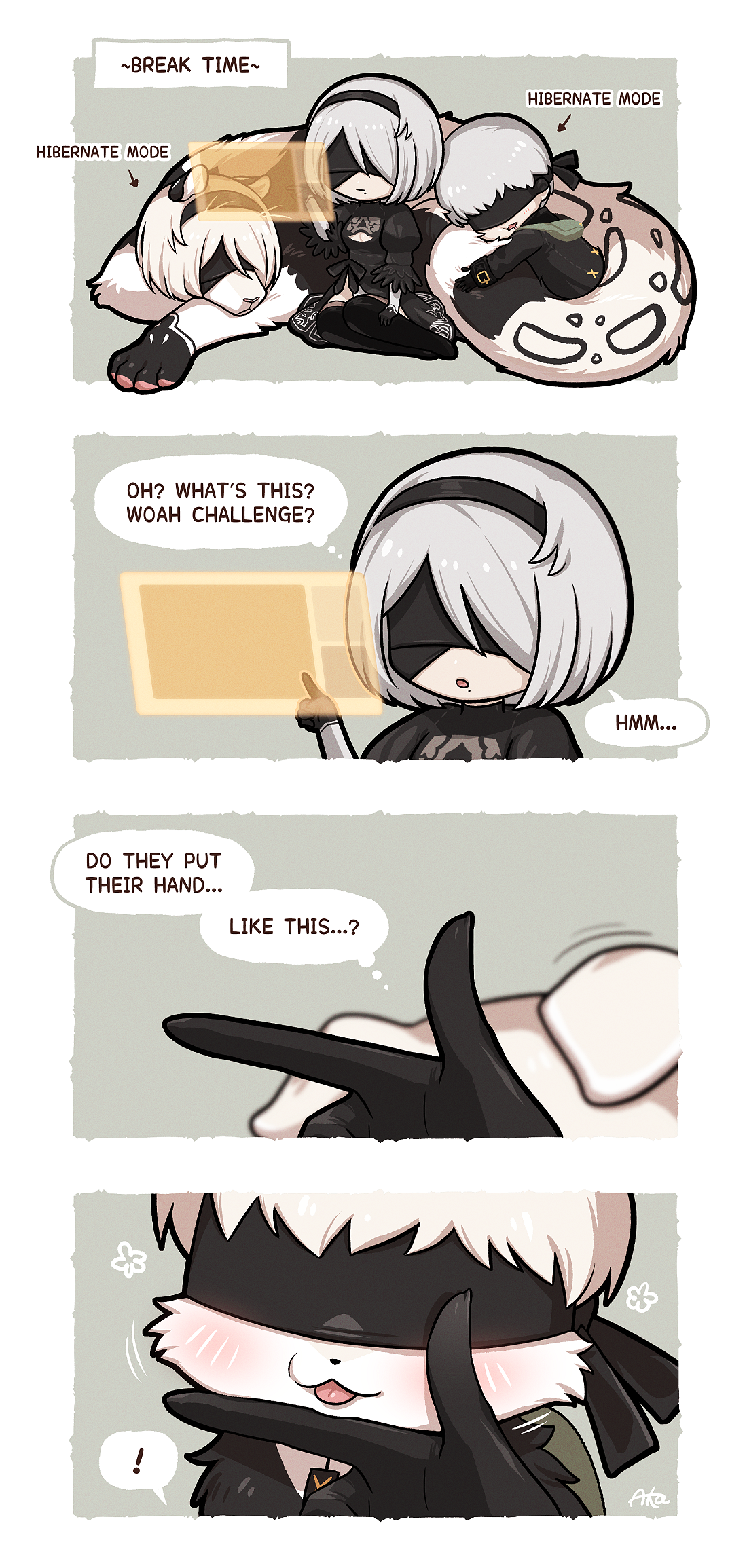 NieR:Automata ㉘. Click to change the View. 