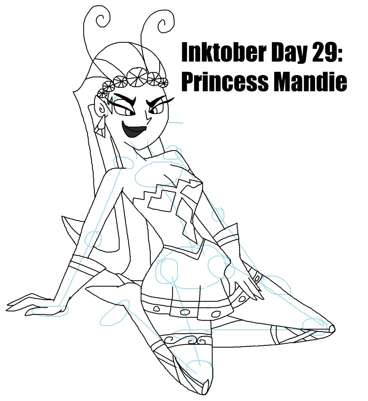 Inktober 2018 Day 29: Princess Mandie by MissCutieTastic -- Fur Affinity  [dot] net