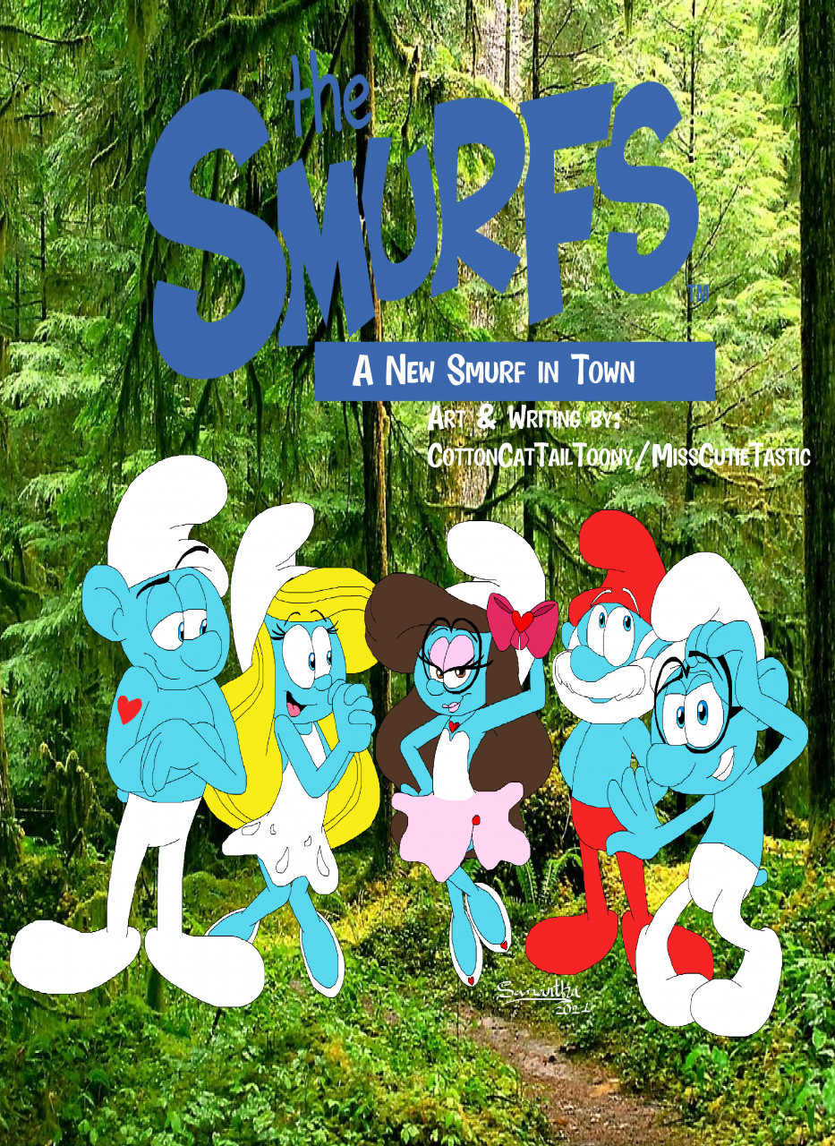 A New Smurf in Town Cover by MissCutieTastic Fur Affinity dot net