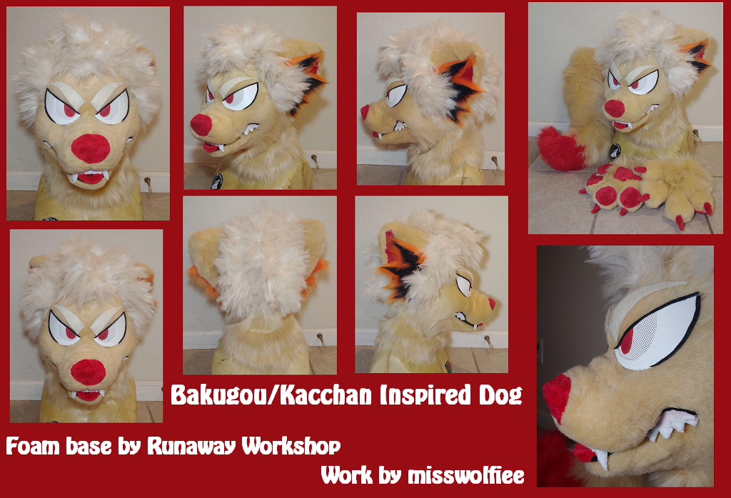 Bakugou dog clearance plush