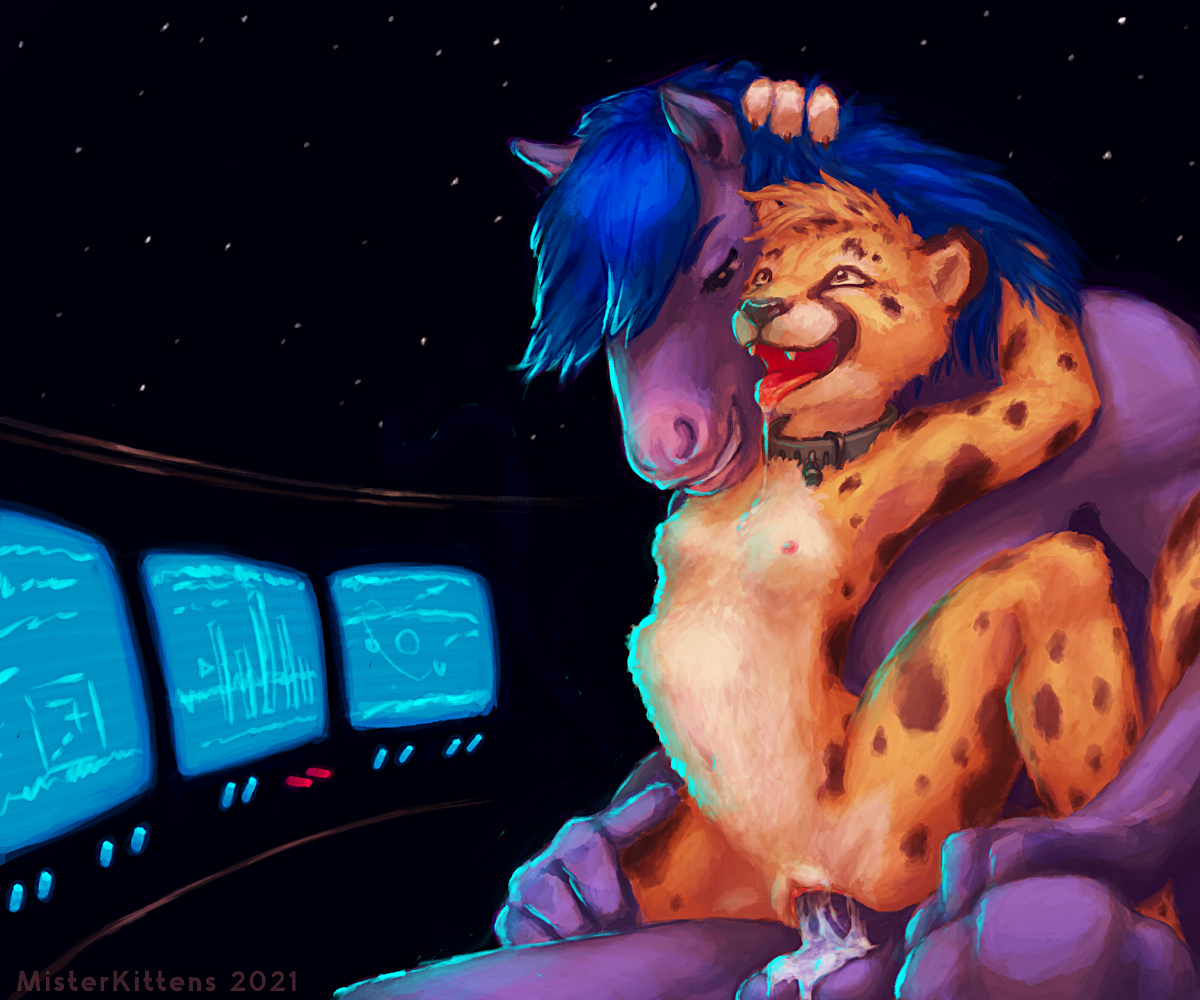 Rule 34 2021 6 5 Anthro Balls Blue Hair Bodily Fluids Breasts Carbinecat Character Cheetah