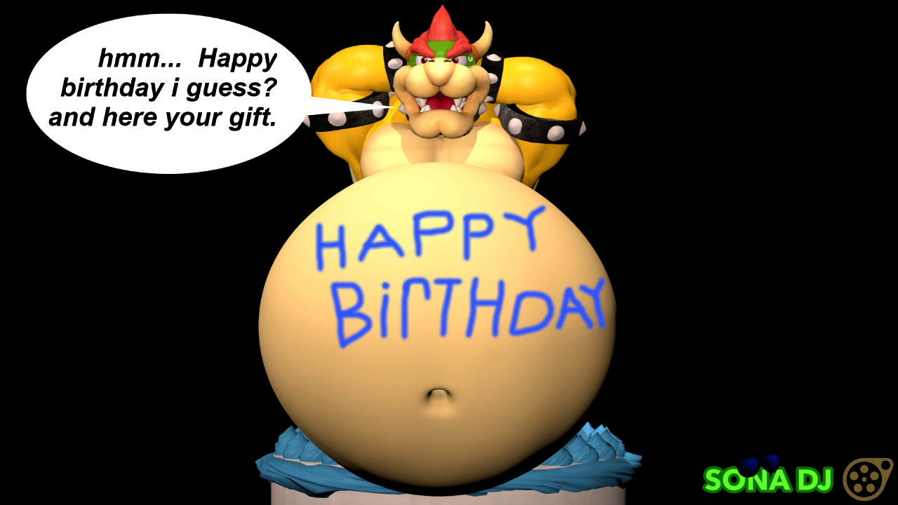 bowser come out in the birthday cake by mitchellmorris123 -- Fur Affinity  [dot] net