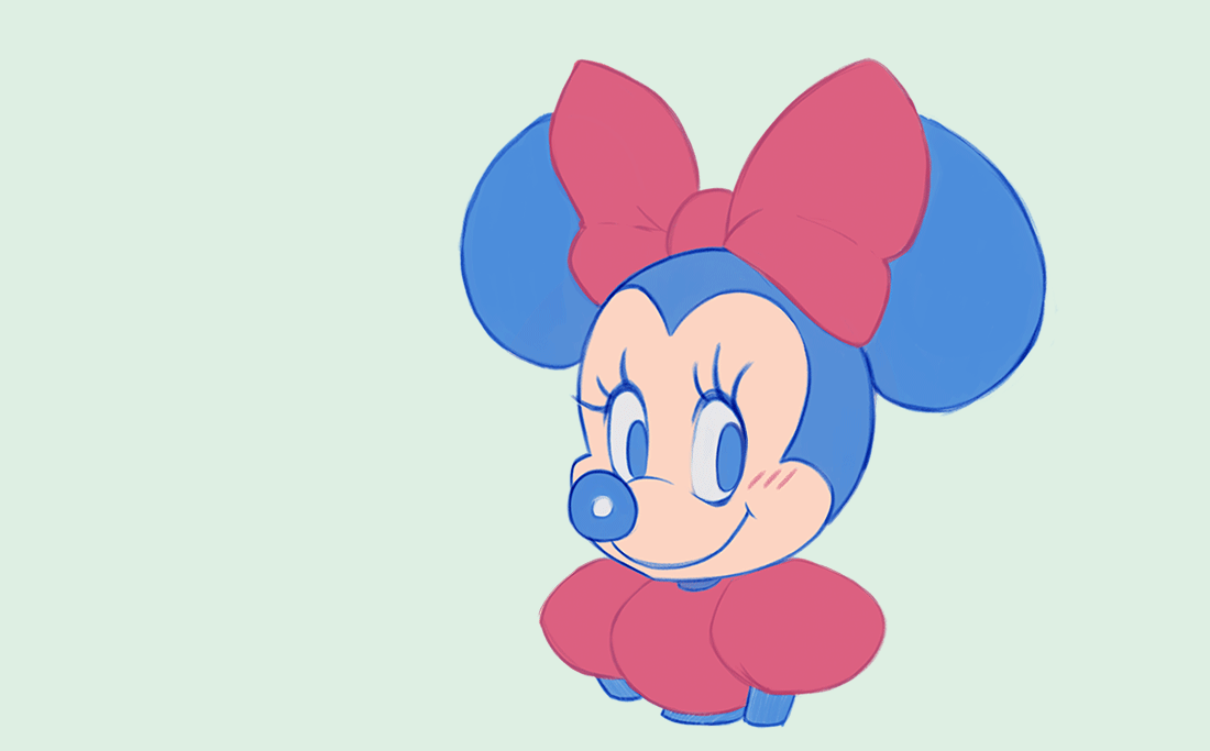 Minnie Mouse growing nose -ANIMATED- by Mithaa -- Fur Affinity [dot] net