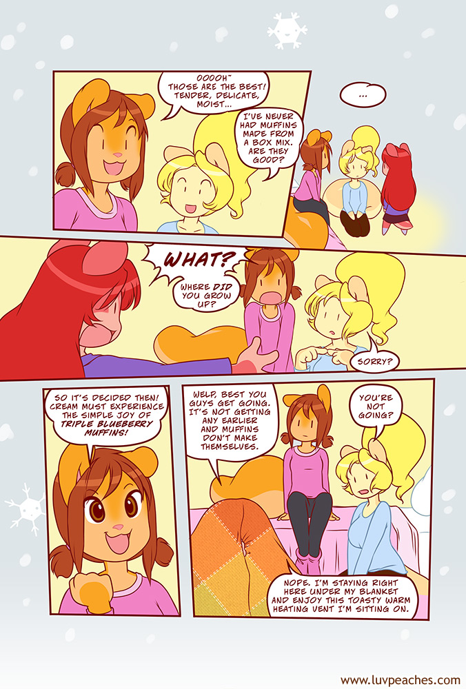 Peaches and Cream Winter Special Page 7. 