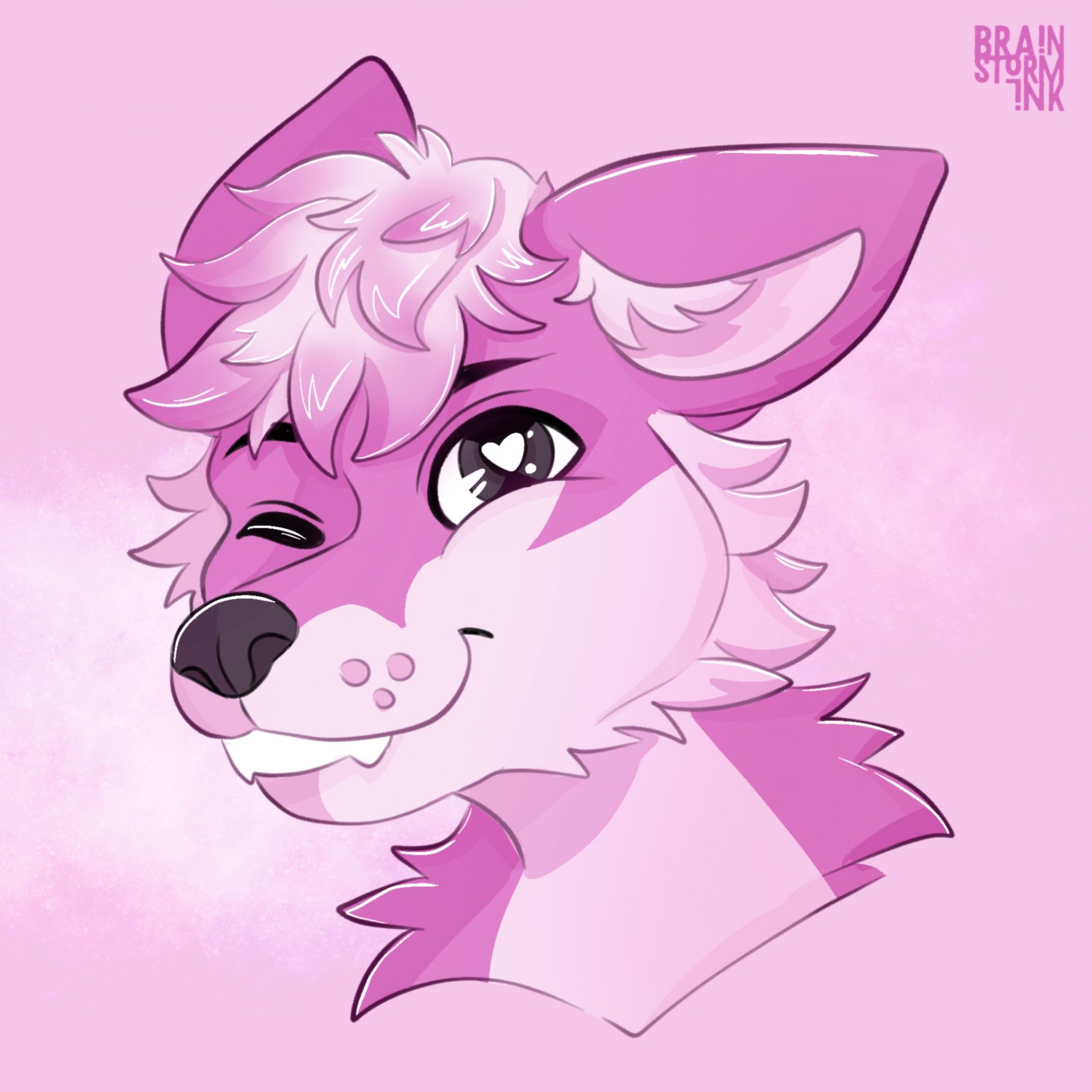 pink foxo headshot