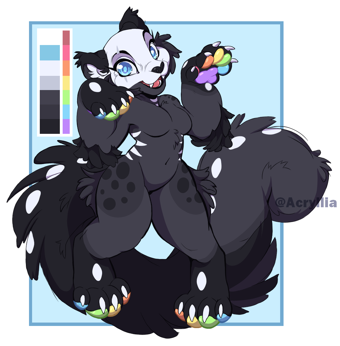 Halloween selling Anthro Furry Adoptable Kitty Dragon