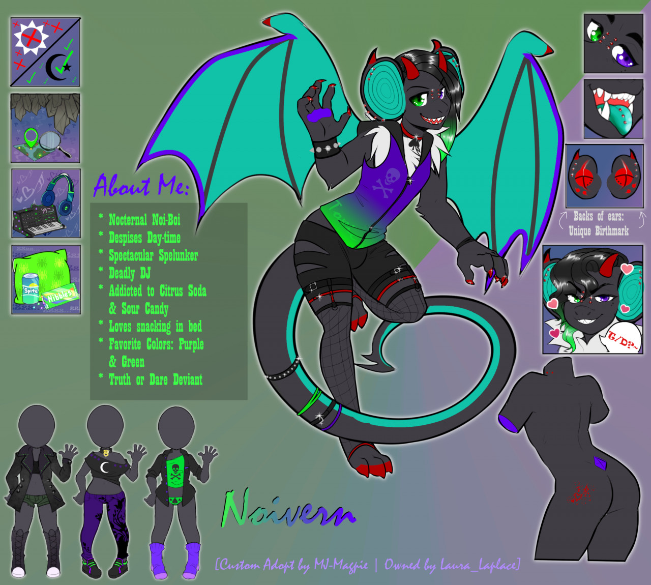 Custom Character Adopt: Bad-ass Noi-Boi by MJ-Magpie -- Fur Affinity [dot]  net