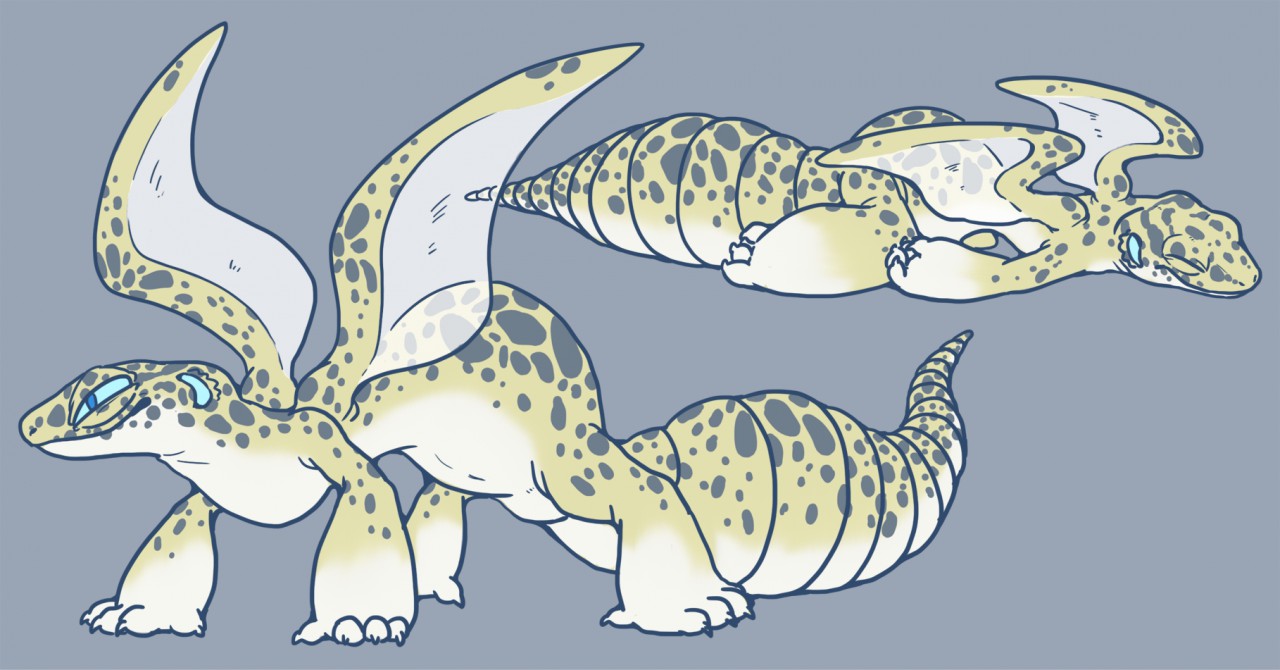 Leopard gecko dragin :3 by mochiri -- Fur Affinity [dot] net