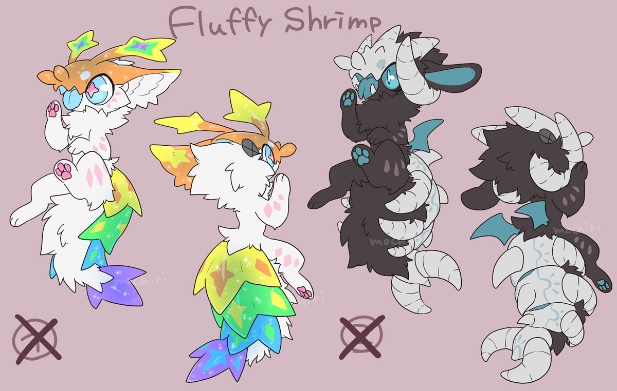Fluffy shrimp fursuit