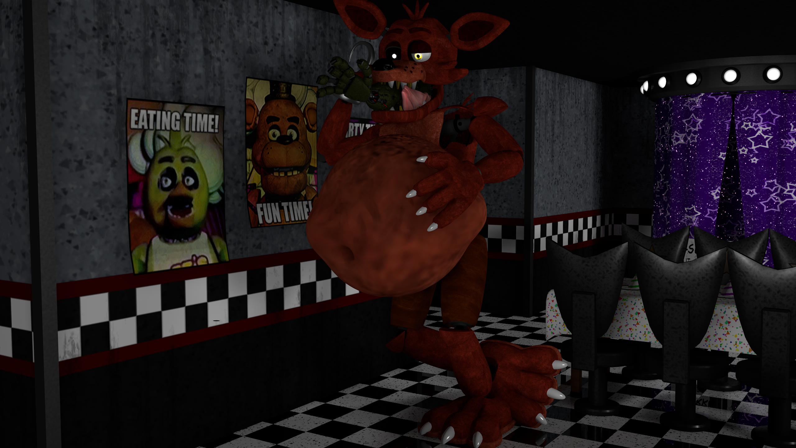 Withered Foxy Vore by OutOfOrderAnimate -- Fur Affinity [dot] net