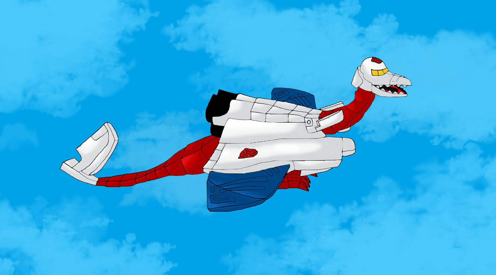 Sky Lynx (Dinobird) Hanging Out by mojo1985 -- Fur Affinity