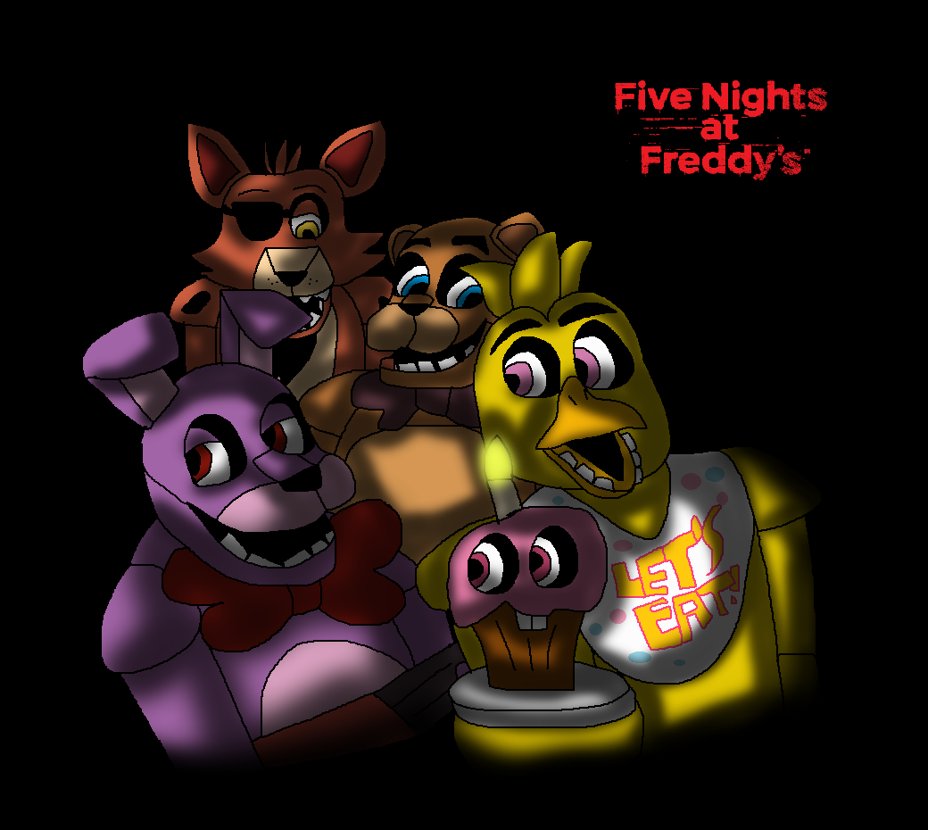 Five Nights at Freddy's Illustration, five nights at freddy's poster, png