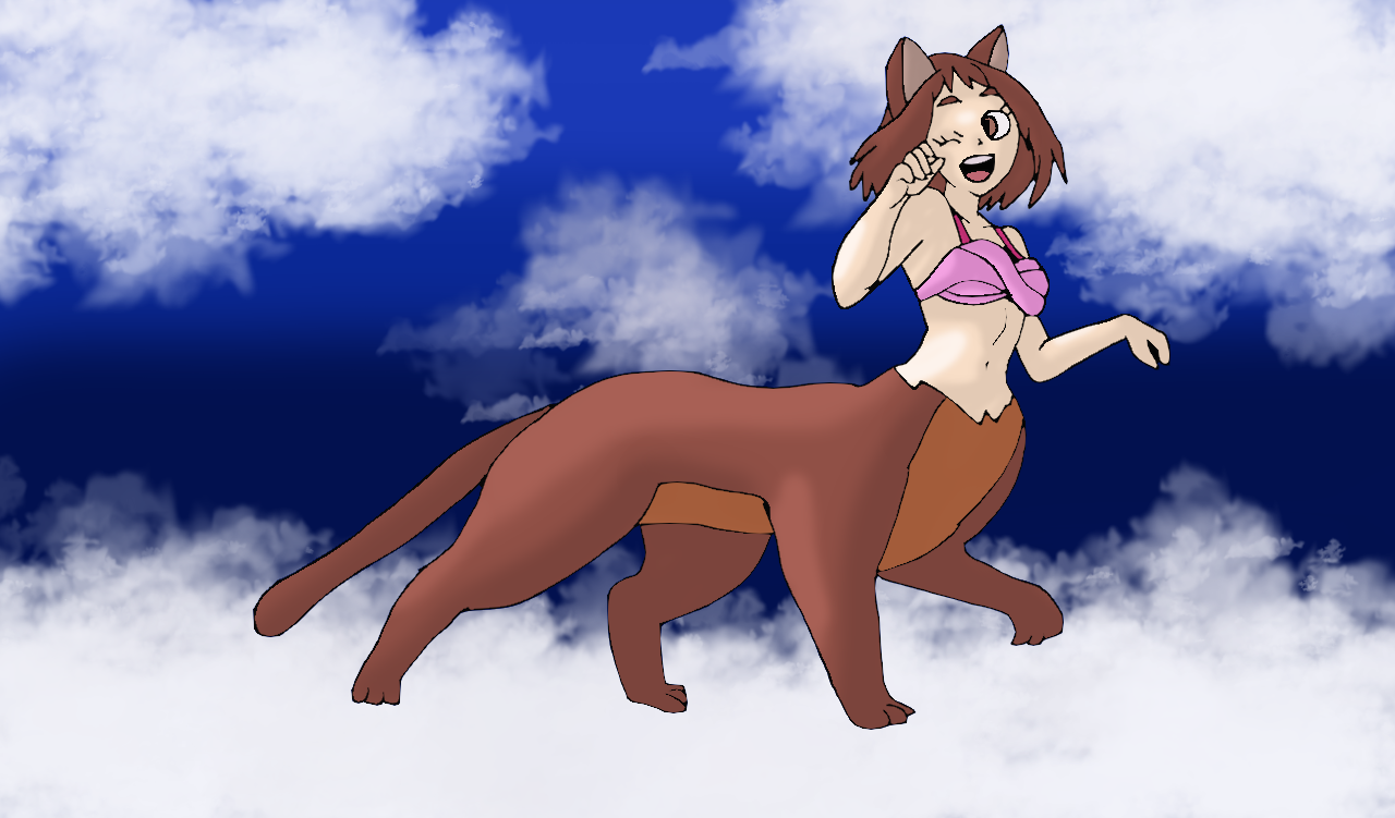 Ochaco uraraka as a Cat Centaurette by mojo1985 -- Fur Affinity [dot] net