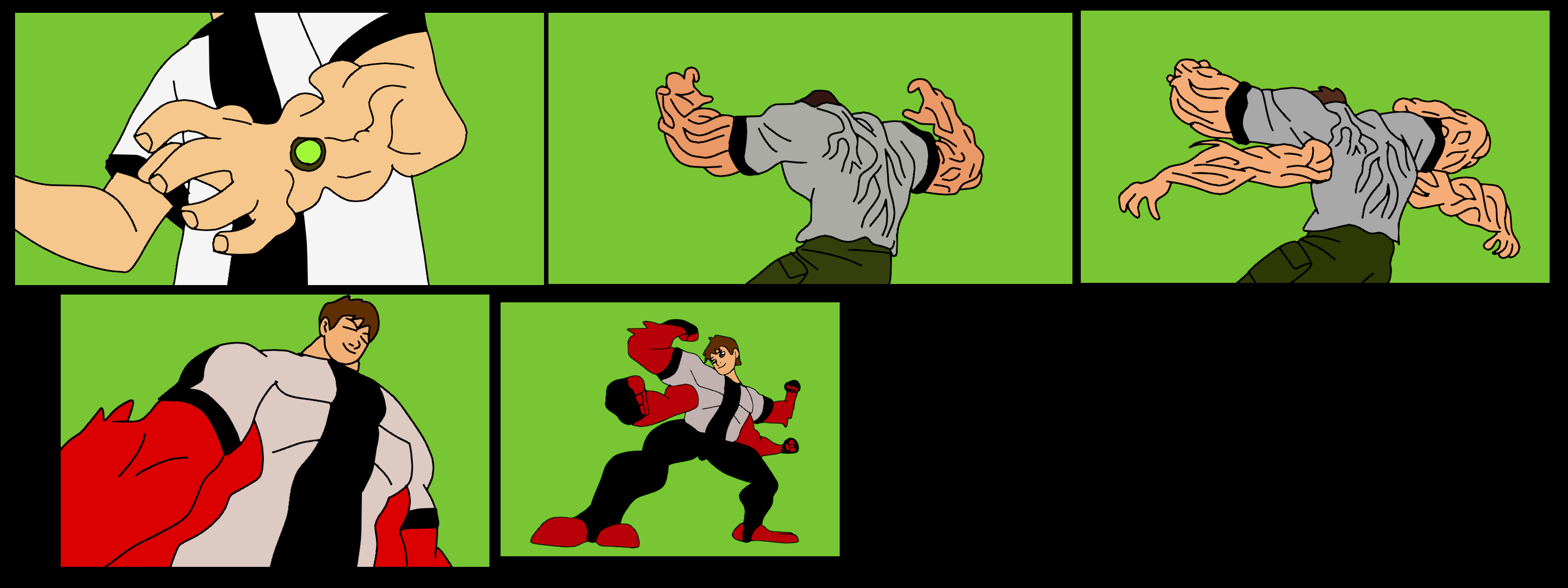 Ben 10 Transformation Gone Worng four arms by mojo1985 -- Fur Affinity  [dot] net