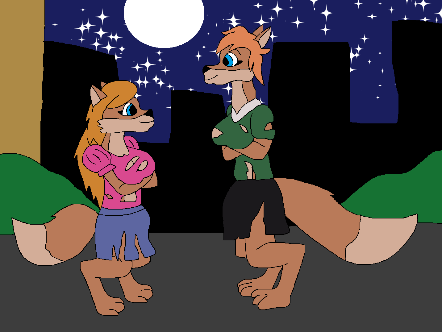 Elizabeth Afton and Mrs. Afton turns into werewolves 2 by mojo1985 -- Fur  Affinity [dot] net