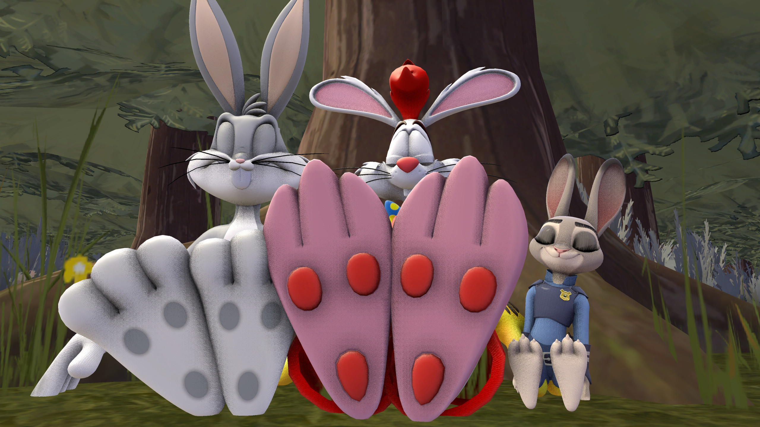 SFM) Year of the Rabbit (Feet) by mojokingkenny1 -- Fur Affinity [dot] net