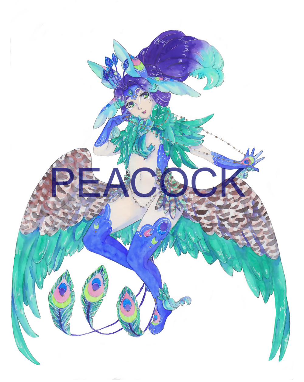 Peacock Deity by Rui Silverwing Rui Silverwing - Illustrations ART street