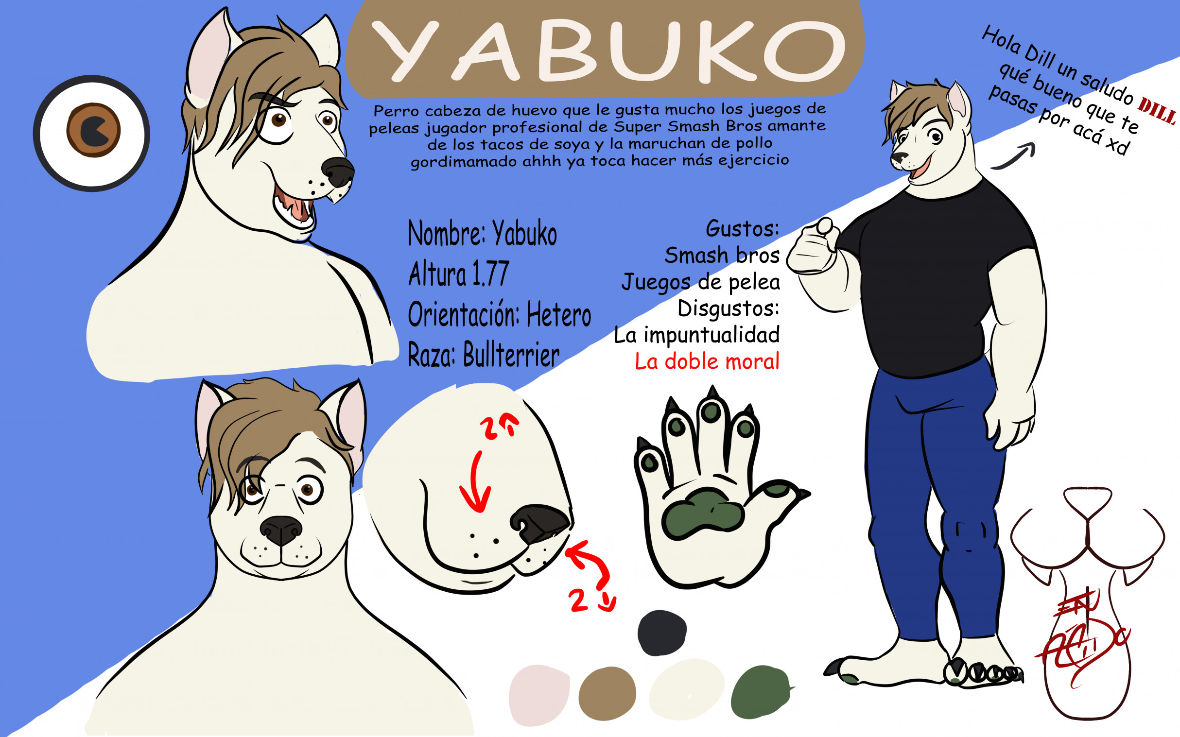 Yabuko the Bull Terrier by MondoCresta -- Fur Affinity [dot] net