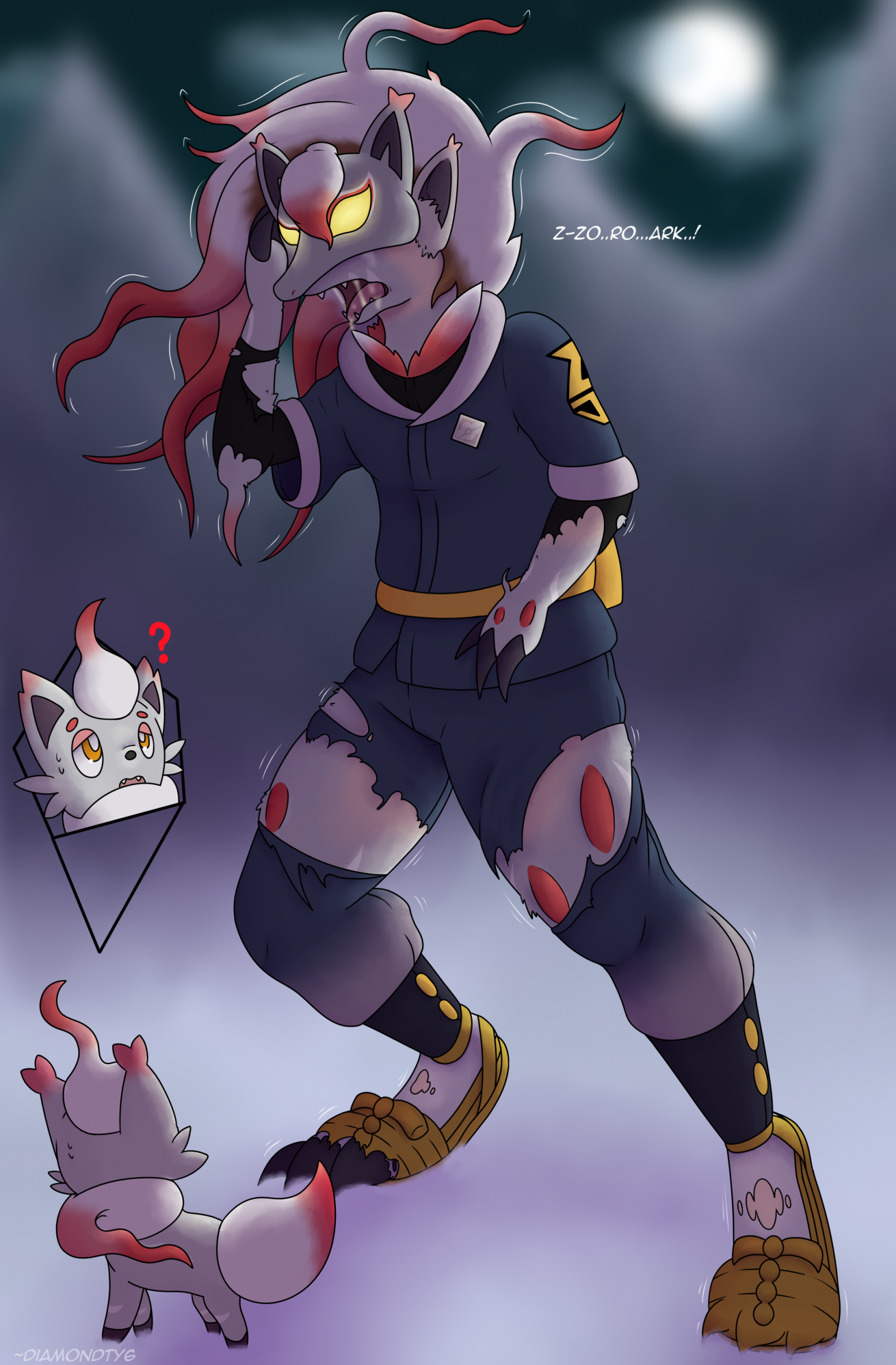 特撮 Zorua & Zoroark (Hisui Form) Hisui form Zorua and Zoroark OFFICIAL Reveal for Pokemon