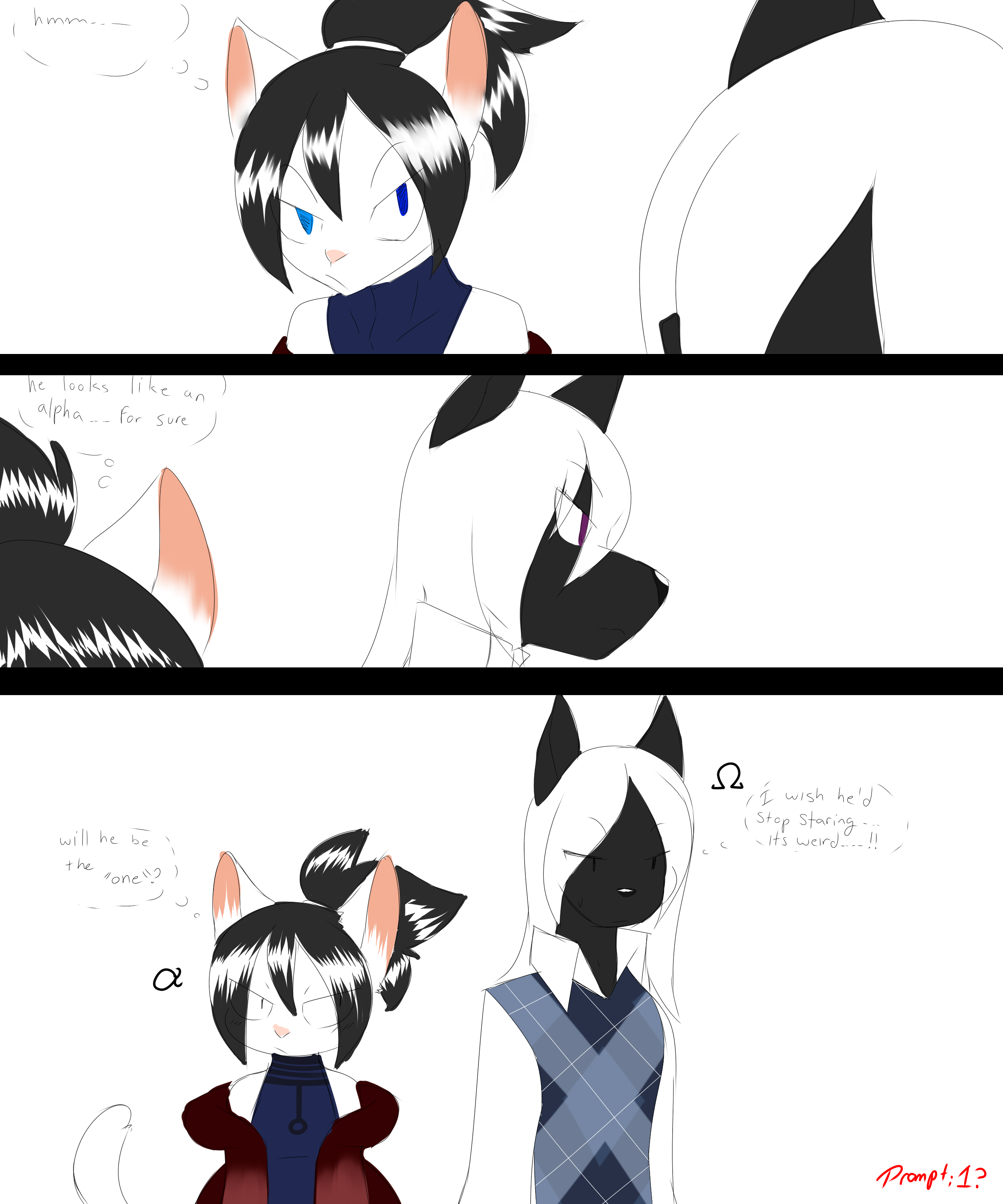 How kuro and Shiro met their master