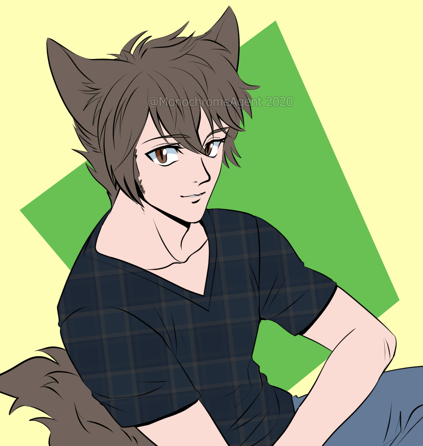 Anime wolf boy wallpaper by Firebird04 - Download on ZEDGE™ | ea44