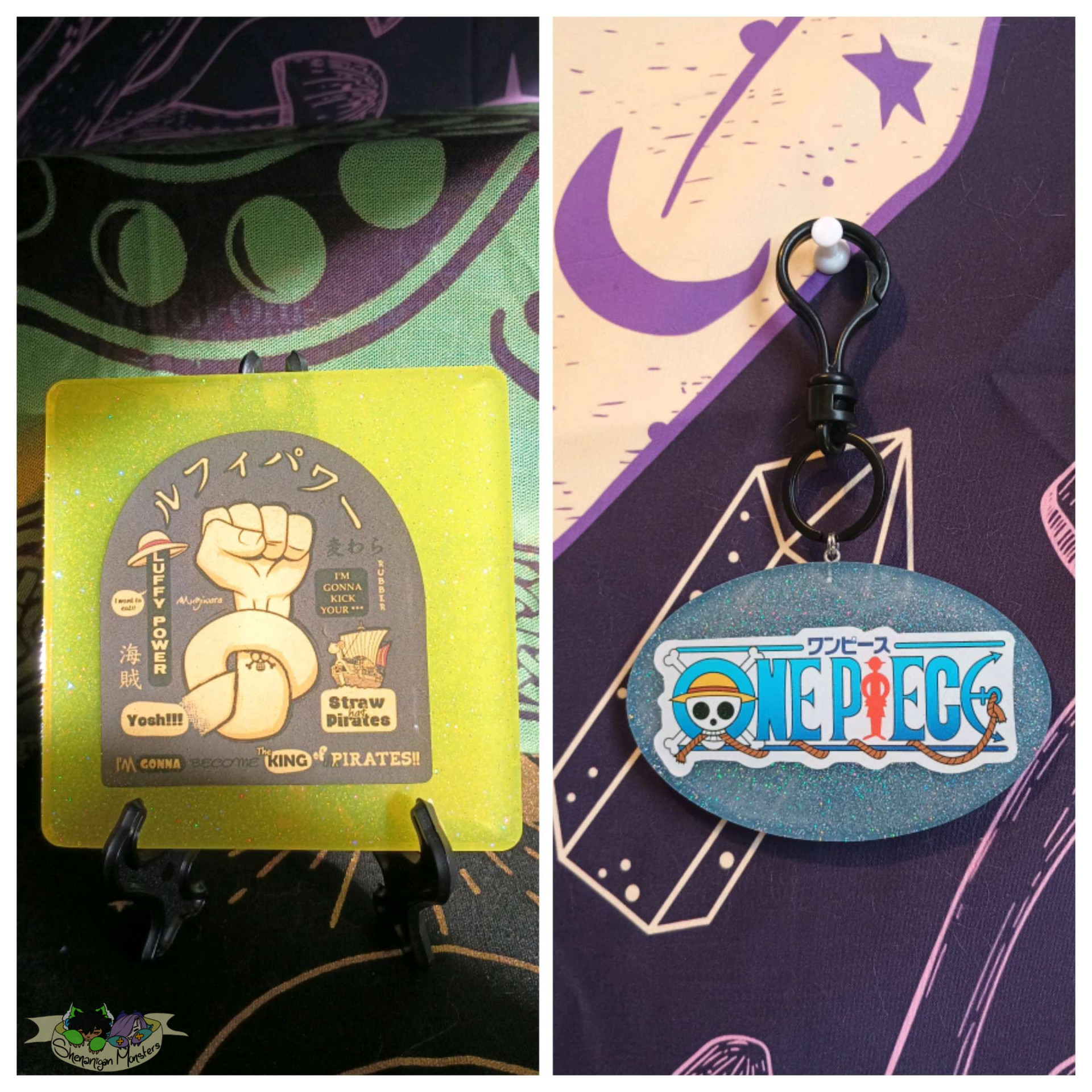 One Piece Coaster + Keychain Set V2[Accepting Trade] by Monster