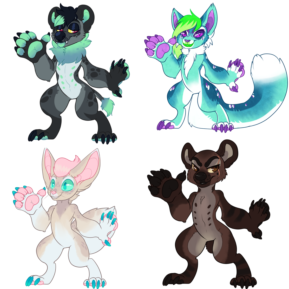 +AUCTION!+ Anthro babs! CLOSED by MonsterDrool -- Fur Affinity [dot] net