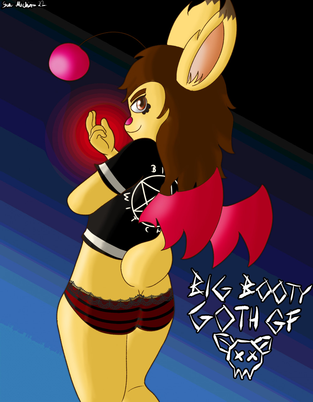 Big Booty Goth GF by MooglePom -- Fur Affinity [dot] net