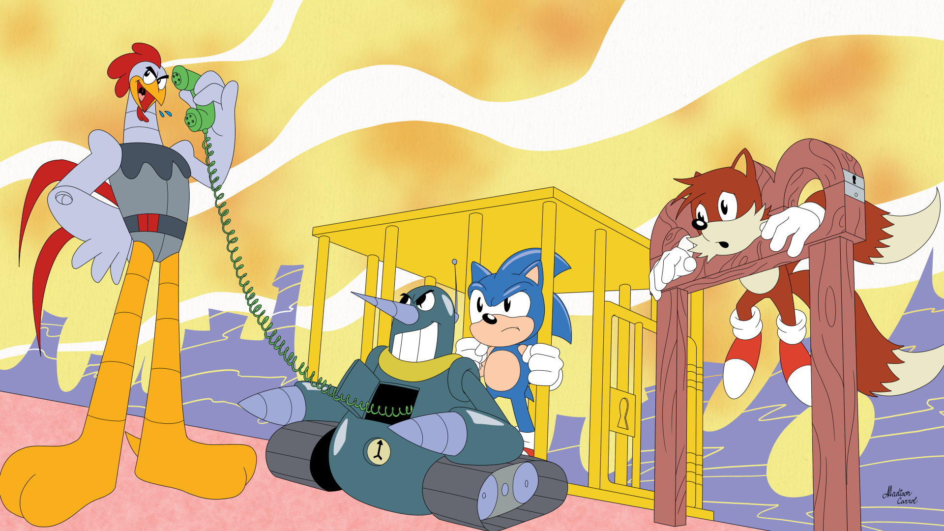 Adventures Of Sonic The Hedgehog Scratch And Grounder